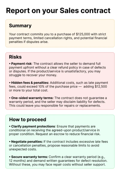 Contract After Analysis Mobile